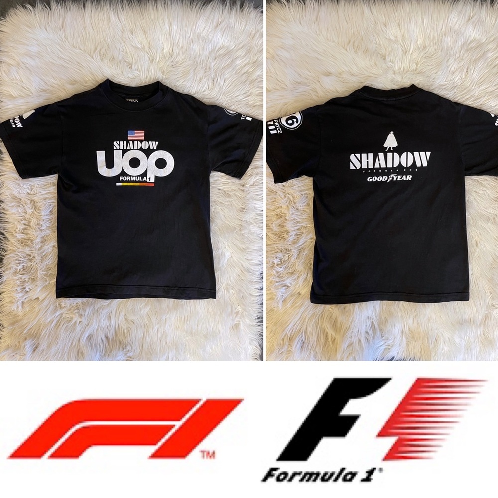 Shadow Racing Tom Pryce T Shirt, Size Small